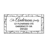 Moderne Spinnennetze, handgezeichnete Linien Gummistempel (Prägung)