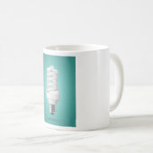 Moderne Spiral-Kompaktleuchtstofflampe Kaffeetasse (VorderseiteRechts)
