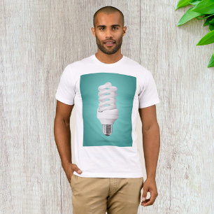 Moderne Spiral-Kompaktleuchtstofflampe T-Shirt