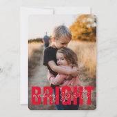 Moderne Spirituosen helle Weihnachten machen (Vorderseite)