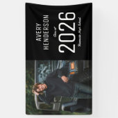 Moderne Split-Foto-Abschlussfeier Banner (Vertikal)