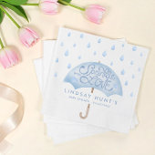 Moderne Sprinkle Babydusche Rosa Serviette