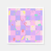 Moderne Sprinklen aus Donut Scheckkartoffeln Babyd Serviette (Vorderseite)