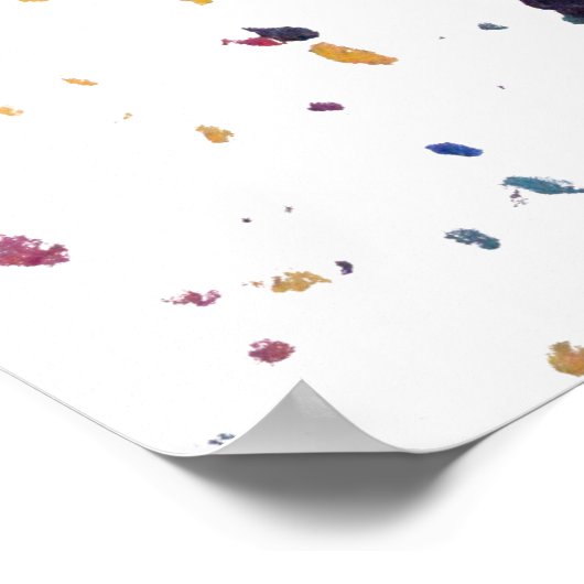 Moderne Spritzer aus dem Mittelalter Poster (Ecke)