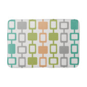 Moderne Square Columns Mitte des Jahrhunderts Badematte (Vorderseite)