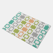 Moderne Square Columns Mitte des Jahrhunderts Fußmatte (Schrägansicht)