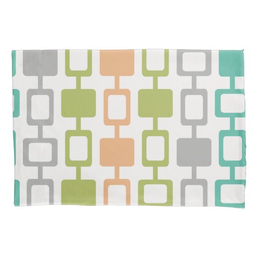 Moderne Square Columns Mitte des Jahrhunderts Kissenbezug (Vorderseite)