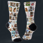 Moderne Square Grid Foto Collage Familie Freunde Socken<br><div class="desc">Rufen Sie alle Socken Liebhaber! Setzen Sie Ihre Socken-Kollektion mit unserem individuellen Foto-Collage-Paar einzigartig um. Unsere Designvorlage wird mit einem quadratischen insta Foto Raster erstellt, sodass es einfach ist, das perfekte personalisierte Paar zu erstellen. Ob es eine Leckerei für sich selbst oder ein nachdenkliches Geschenk für die Lieben ist, diese...</div>