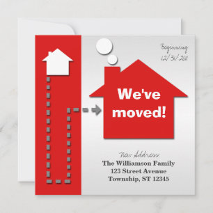 Moderne Square kühne Ankündigungen zur Roten Motiv