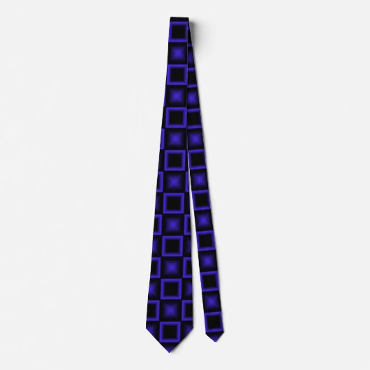 Moderne Square Pattern Neck Tie Krawatte (Vorderseite)