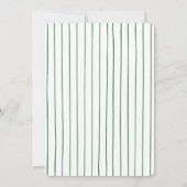 Moderne Squiggle St. Patrick Hochzeitsdusche Einladung (Rückseite)