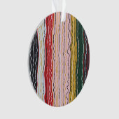 Moderne Squiggles 2 Acrylschmuck Ornament (Vorderseite)