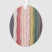 Moderne Squiggles 2 Acrylschmuck Ornament (Vorderseite)