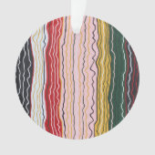 Moderne Squiggles 2 Acrylschmuck Ornament (Vorderseite)