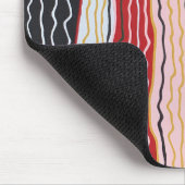 Moderne Squiggles 2 Mousepad (Ecke)