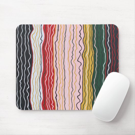 Moderne Squiggles 2 Mousepad (Mit Mouse)