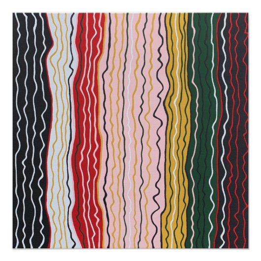 Moderne Squiggles 2 Perfect Poster (Vorderseite)