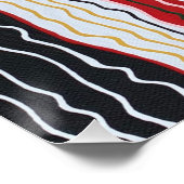 Moderne Squiggles 2 Perfect Poster (Ecke)