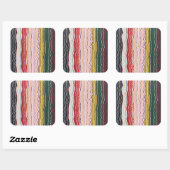 Moderne Squiggles 2 Stickers (Blatt)