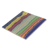 Moderne Squiggles 3 6 x 6 Keramiken Tile Fliese (Seite)