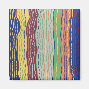 Moderne Squiggles 3 Magnet