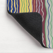 Moderne Squiggles 3 Mousepad (Ecke)