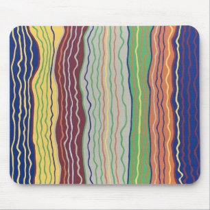 Moderne Squiggles 3 Mousepad