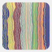 Moderne Squiggles 3 Sticker (Vorderseite)