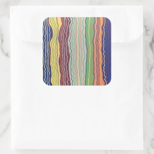 Moderne Squiggles 3 Sticker (Tasche)