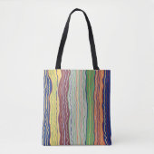 Moderne Squiggles 3 Tote Bag Tasche (Vorderseite)