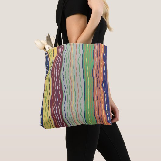 Moderne Squiggles 3 Tote Bag Tasche (Von Nahem)