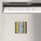 Moderne Squiggles 4 Magnet (In Situ (Geschirrspüler))