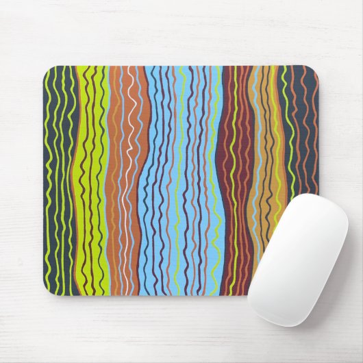 Moderne Squiggles 4 Mousepad (Mit Mouse)