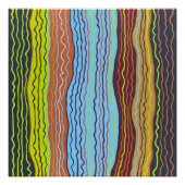 Moderne Squiggles 4 Perfect Poster (Vorderseite)