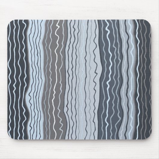 Moderne Squiggles 5 Mousepad (Vorne)