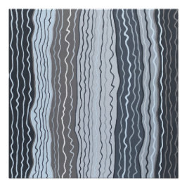 Moderne Squiggles 5 Perfect Poster