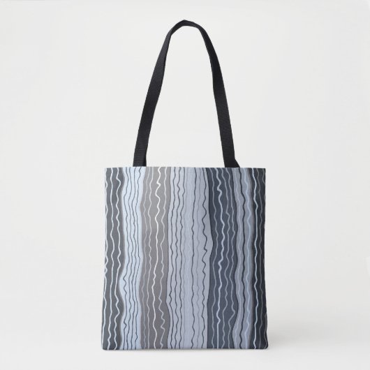 Moderne Squiggles 5 Tote Bag Tasche (Vorderseite)