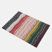 Moderne Squiggles Doormat Fußmatte (Schrägansicht)