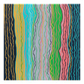 Moderne Squiggles Perfect Poster (Vorderseite)