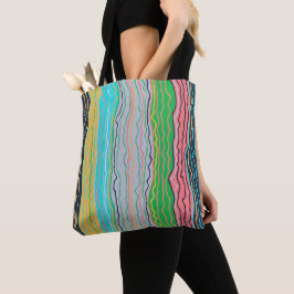 Moderne Squiggles Tote Bag Tasche