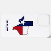 Moderne Staat Kontur Texas Flag Case-Mate iPhone Hülle (Rückseite (Horizontal))