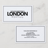 MODERNE STADT NEUE GESCHÄFTSKARTE VISITENKARTE (Vorne/Hinten)