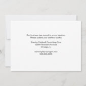 Moderne Stadtarchitektur - Individuelle Geschäftse Ankündigung (Rückseite)