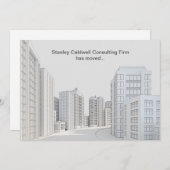 Moderne Stadtarchitektur - Individuelle Geschäftse Ankündigung (Vorne/Hinten)