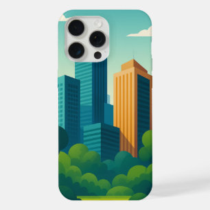 Moderne Stadtführung iPhone 15 Pro Max Hülle