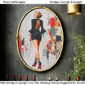 Moderne städtische Frauen, Rote Seezunge Heels EL3 Seidenpapier