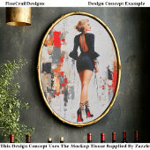 Moderne städtische Frauen, Rote Seezunge Heels EL3 Seidenpapier