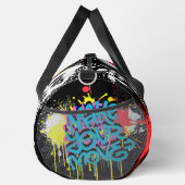 Moderne Stadtkunst Graffiti multicolor Farben Duffle Bag (Rechts)