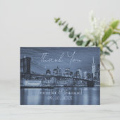 Moderne Stadtsilhouette Danke (Stehend Vorderseite)