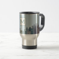 Moderne Stadtverwaltung Art Monogramm
